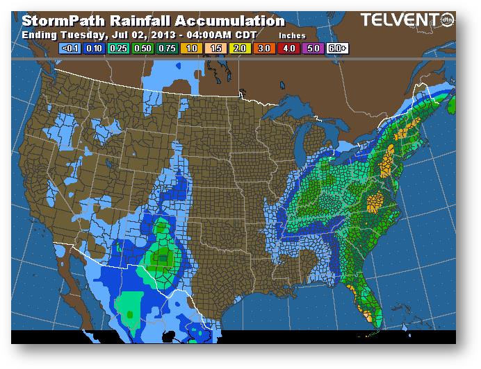 meteo 1 juillet 2013