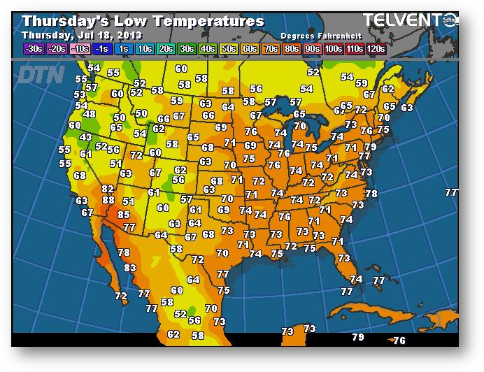 meteo 17 juillet 2013