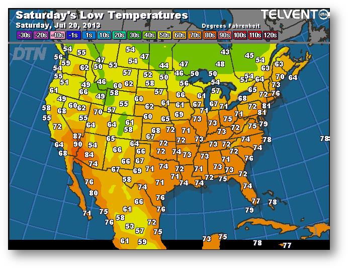 meteo 19 juillet 2013