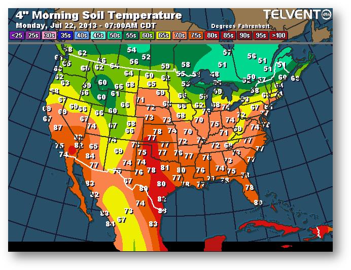 meteo 22 juillet 2013