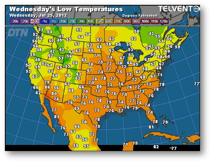 meteo 24 juillet 2012