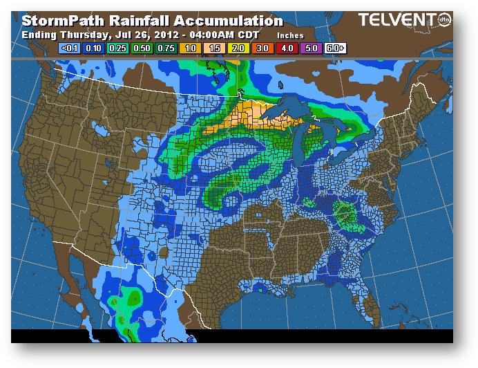 meteo 25 juillet 2012