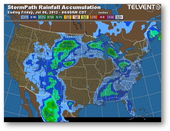 meteo 5 juillet 2012
