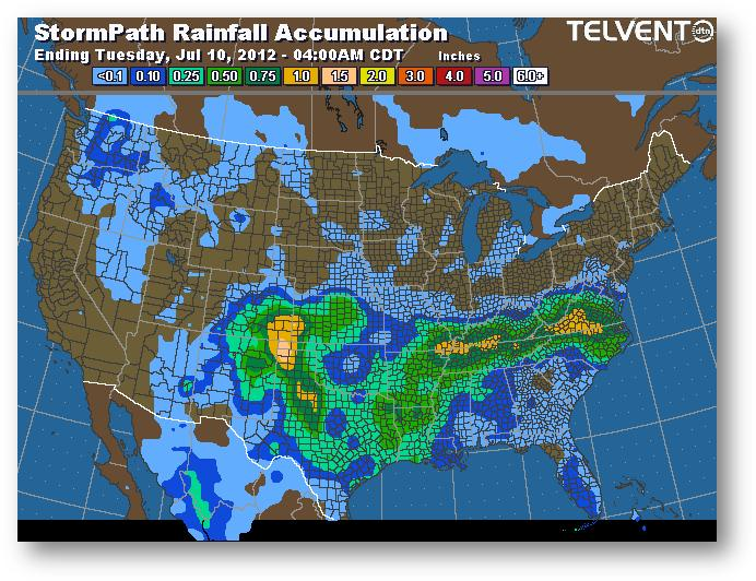 meteo 9 juillet 2012