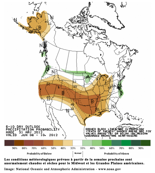 Carte meteo US 31 mai 12 Carte meteo US 31 mai 12